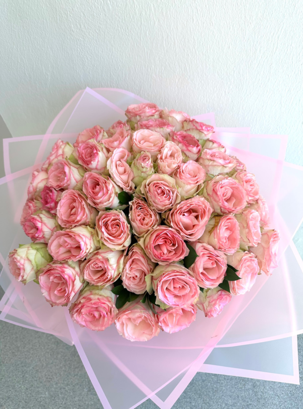Bouquet "XoXo, Pink Roses", 45 stems - Image 2